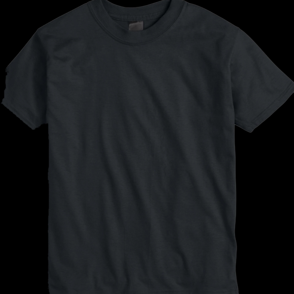 20 brand new black hanes youth shirts